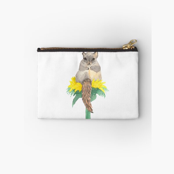 Item preview, Sweet squirrel on a sunflower, white designed and sold by Sonderblume.