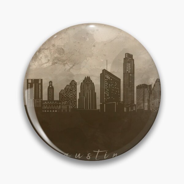 Item preview, austin skyline designed and sold by BekimART2.