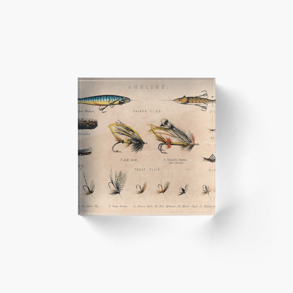 Vintage Fishing Lures Premium Matte Vertical Poster Sold By