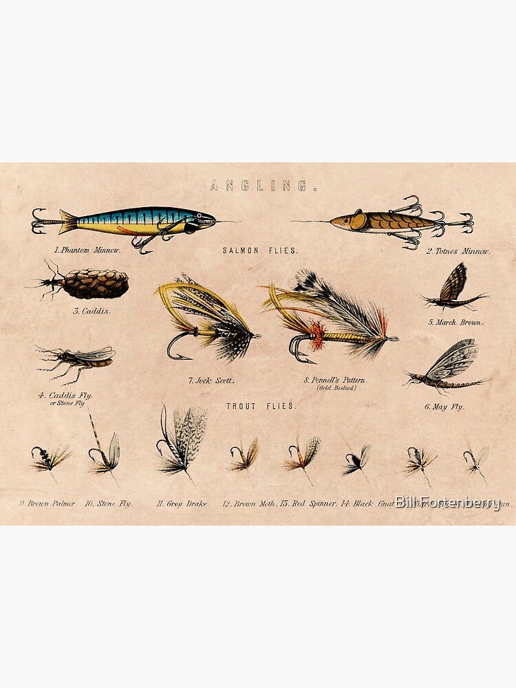 Vintage Fishing Lures Poster for Sale by Bill Fortenberry