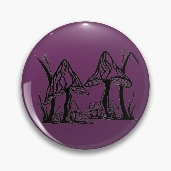 Item preview, Mushroom Garden | Fungus Design designed and sold by Monochromatics by Corie Mae Dark.