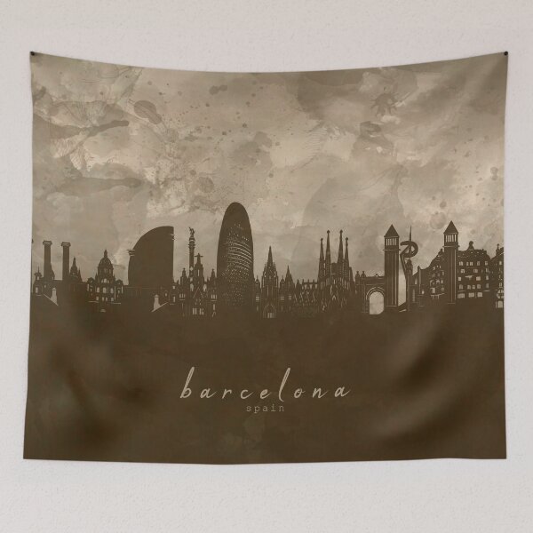 Item preview, barcelona skyline designed and sold by BekimART2.
