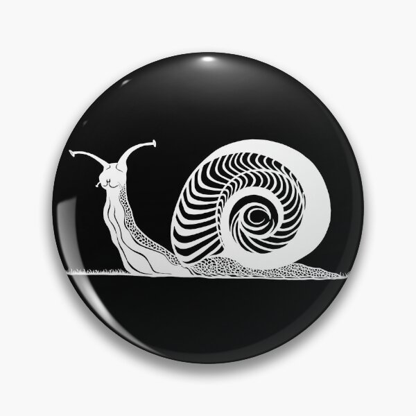 Item preview, Snail in Grass | Mollusk Design designed and sold by Monochromatics by Corie Mae Dark.