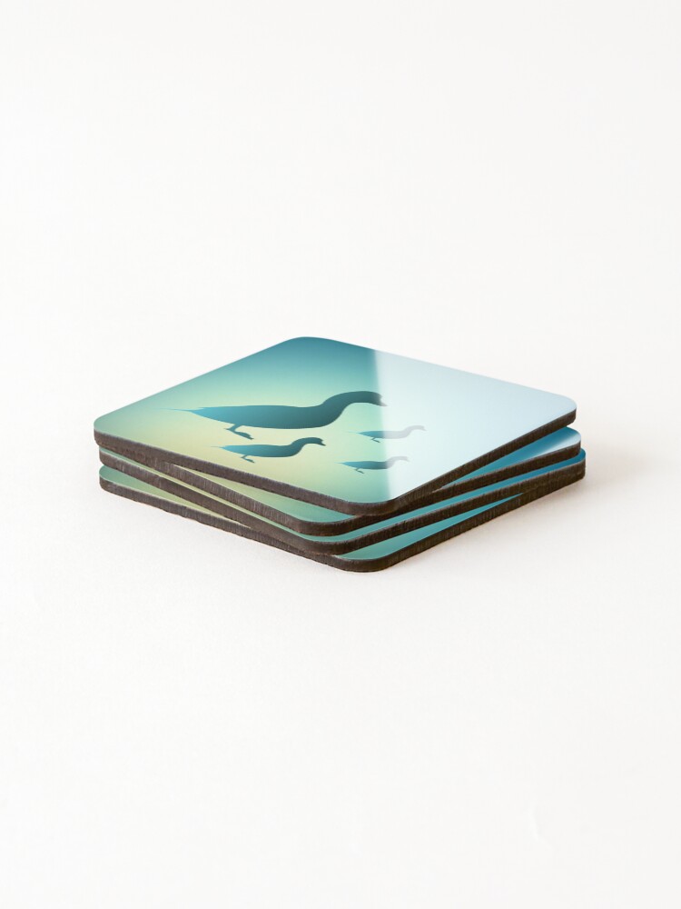 Thumbnail 4 of 5, Coasters (Set of 4), Duck designed and sold by Raju2018.