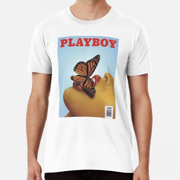 Vintage Blue Playboy Poster Premium T-Shirt