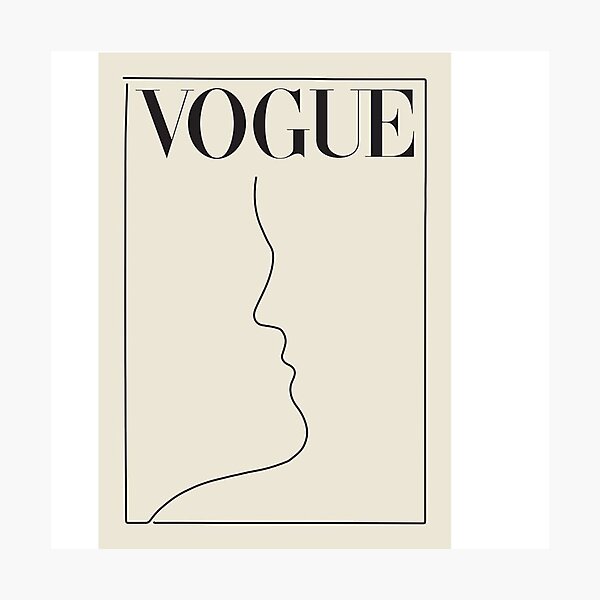Vintage Vogue Photographic Print