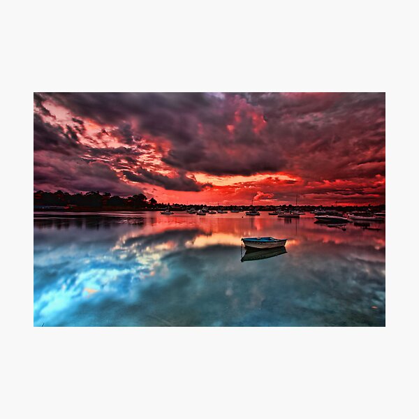 Floating Peacefully Photographic Print