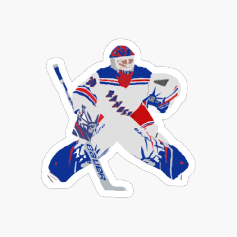 Henrik Lundqvist 30 Sticker for Sale by puckculture