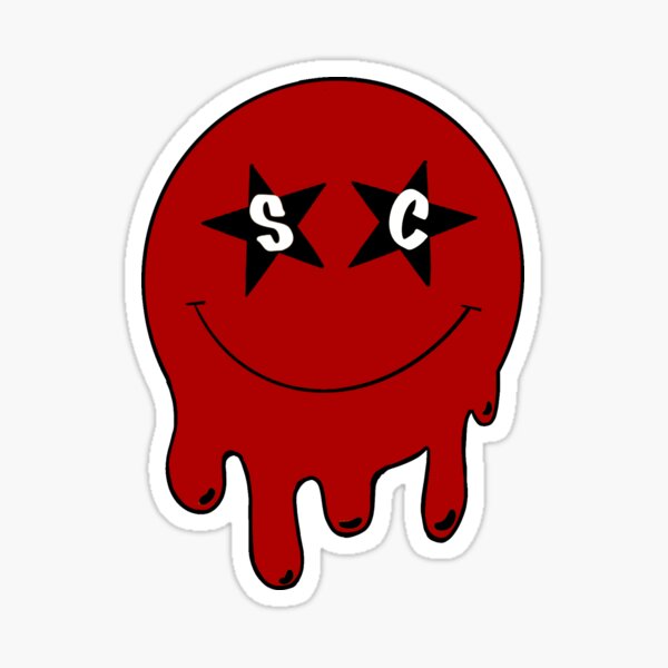University of South Carolina Drip Smiley Sticker