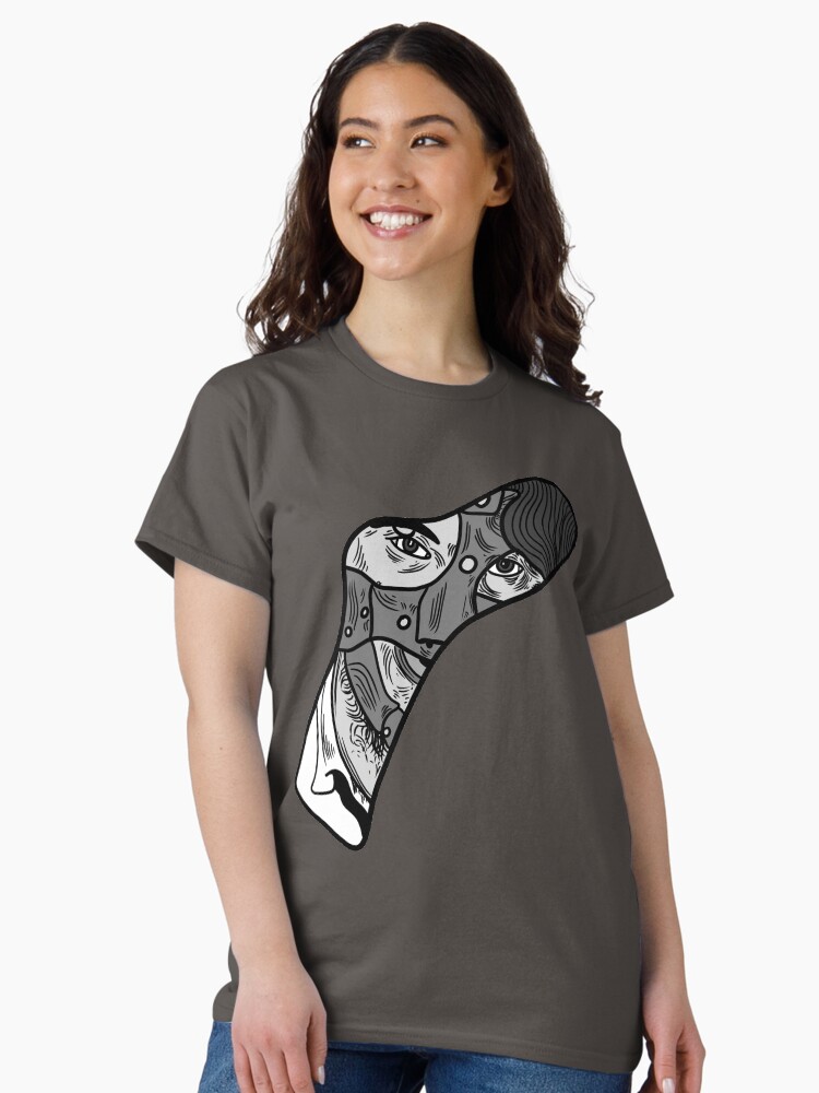 Thumbnail 2 of 7, Classic T-Shirt, Mr Socko Mankind designed and sold by GreenBeetle.
