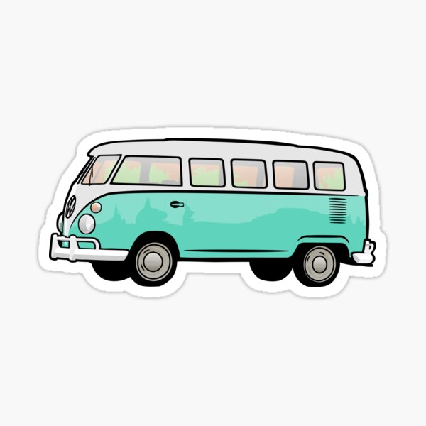 Classic Vintage Vw Stickers | Redbubble