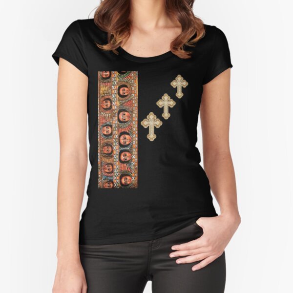 Ethiopian Fashion Fitted Scoop T-Shirt