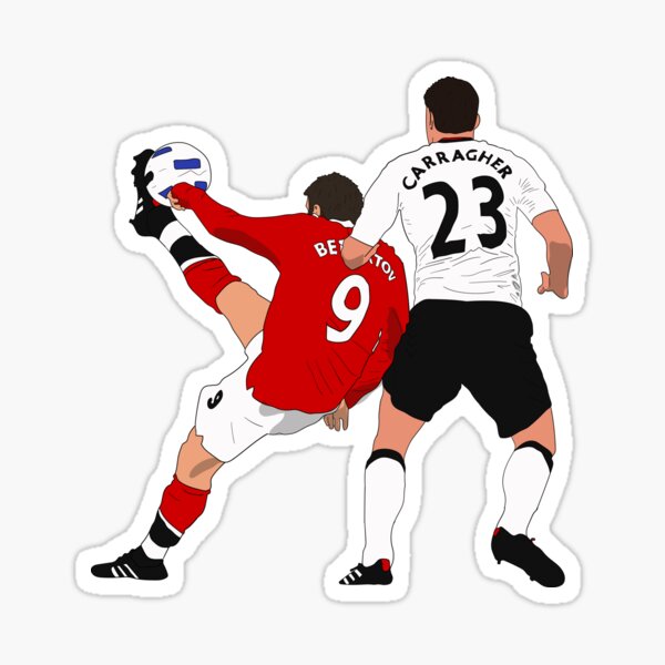 Item preview, Berbatov Overhead Bicycle Kick Vs Scousers MUFC designed and sold by Hevding.