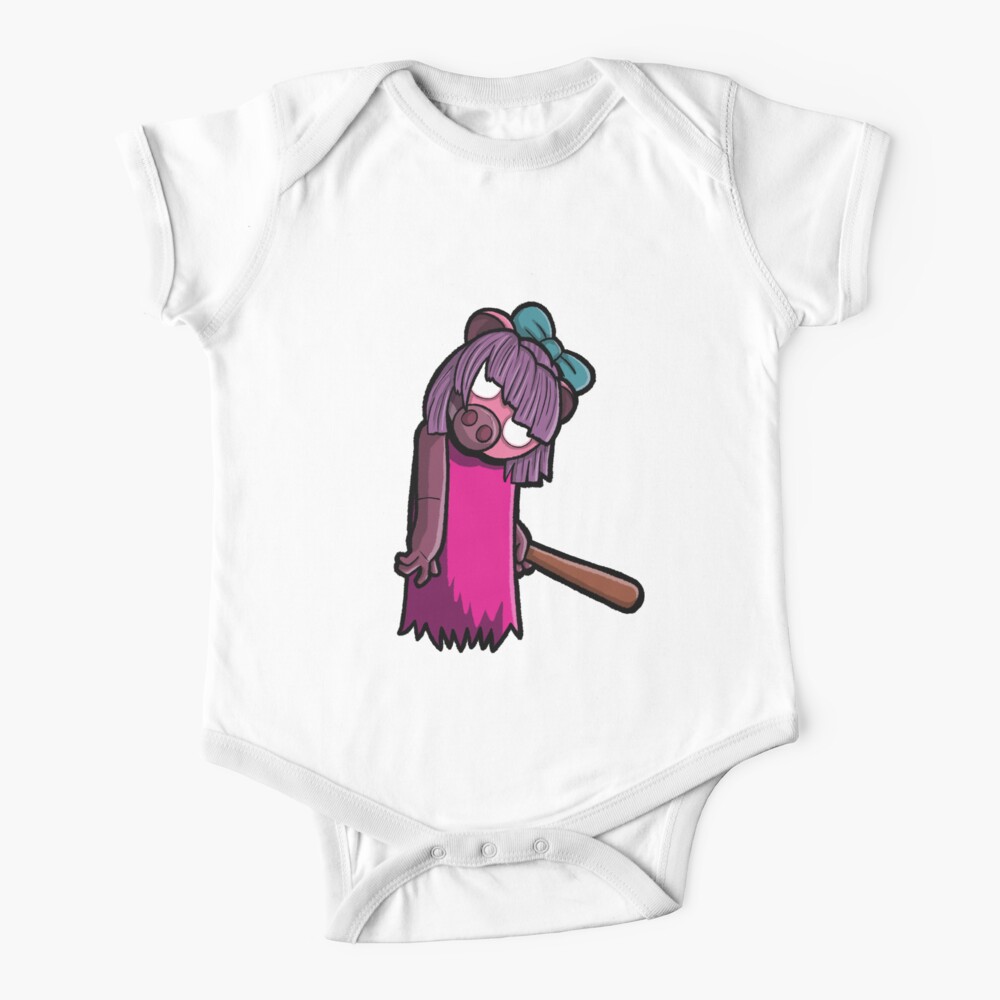 Pig With A Baseball Bat Baby One Piece By Tubers Redbubble - roblox 2020 short sleeve baby one piece redbubble