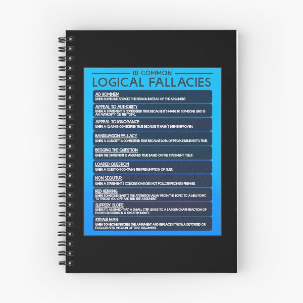 Item preview, Common Logical Fallacies Chart designed and sold by JackCurtis1991.