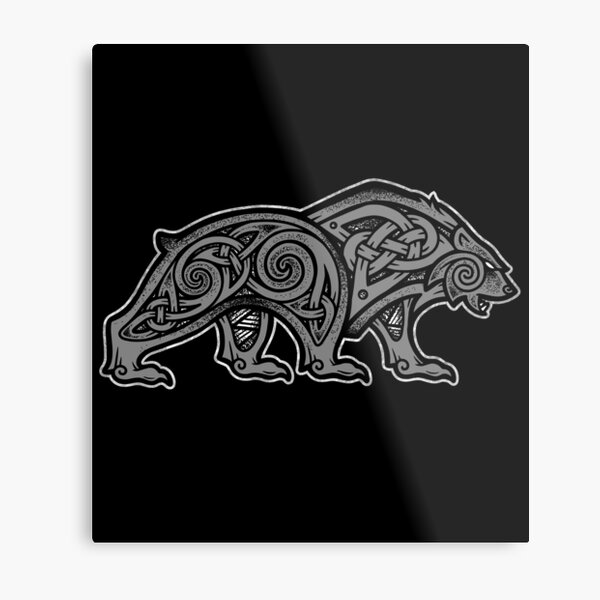 Berserker Nordic Viking ' Poster, picture, metal print, paint by Richard  Åkers | Displate