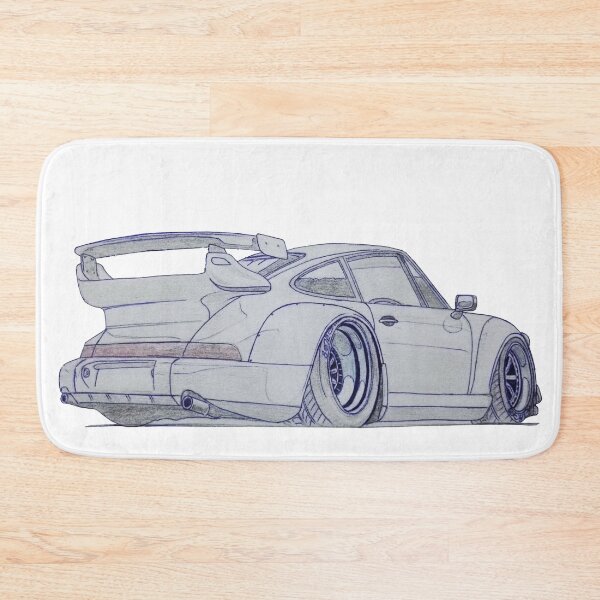 Item preview, drawing porsche 911 rwb free hand   designed and sold by Aladdin48.