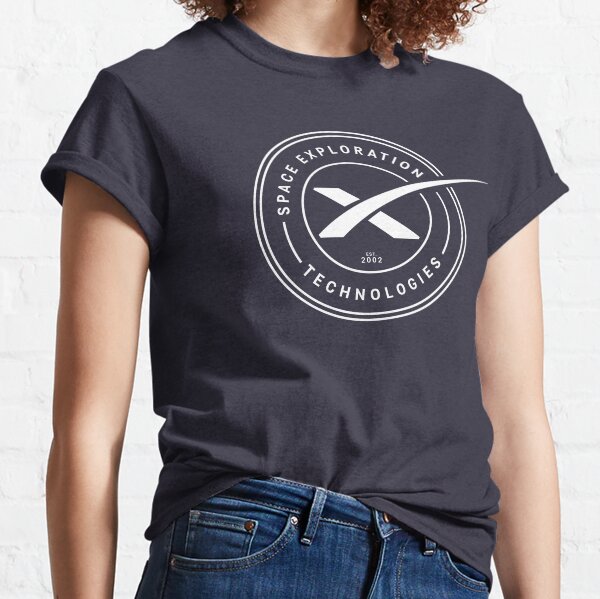 SpaceX Round logo recreated Classic T-Shirt