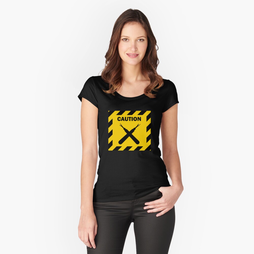 Item preview, Fitted Scoop T-Shirt designed and sold by TateCheshire.