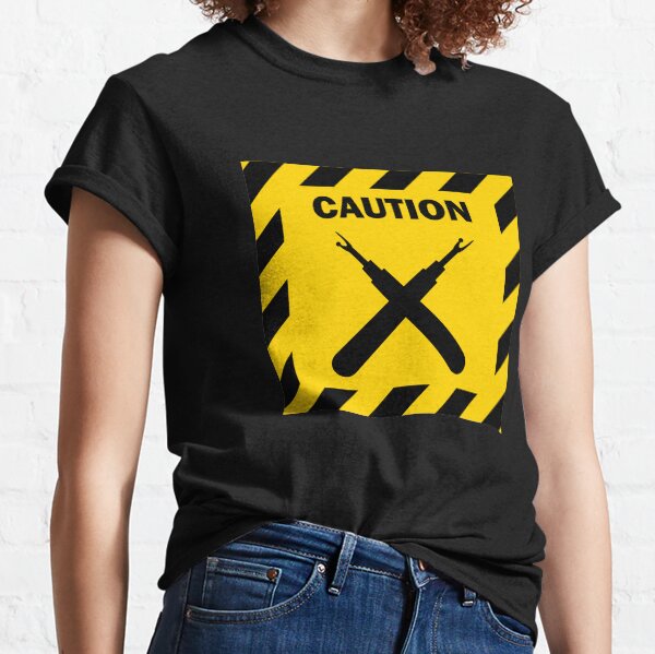 Item preview, Seam ripper caution sign designed and sold by TateCheshire.