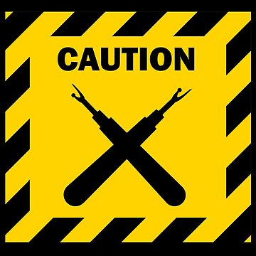 Artwork thumbnail, Seam ripper caution sign by TateCheshire