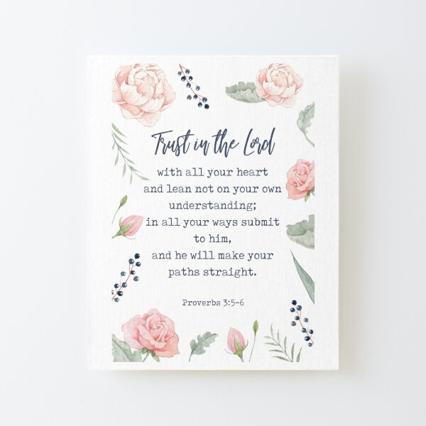 Bible Verse Stickers Proverbs 3:5-6