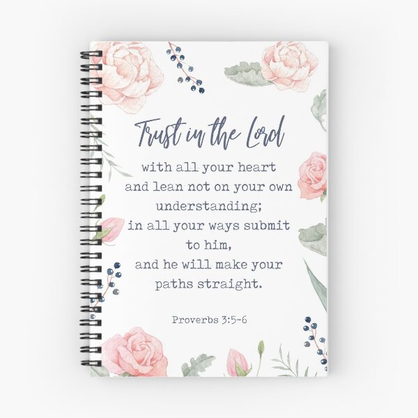 Item preview, Proverbs 3:5-6 - Inspirational Christian Quote designed and sold by Si Li.