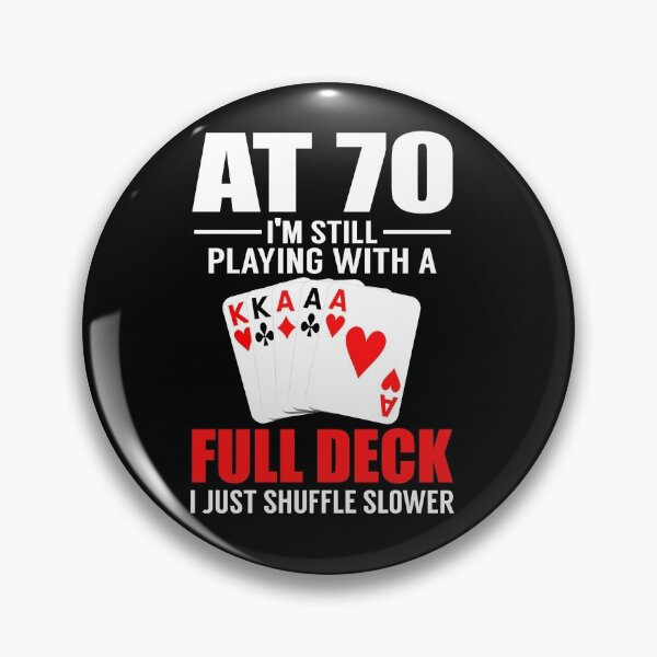 Item preview, Poker Player's 70th Birthday Gift Funny Over The Hill Gift designed and sold by gvcepts.