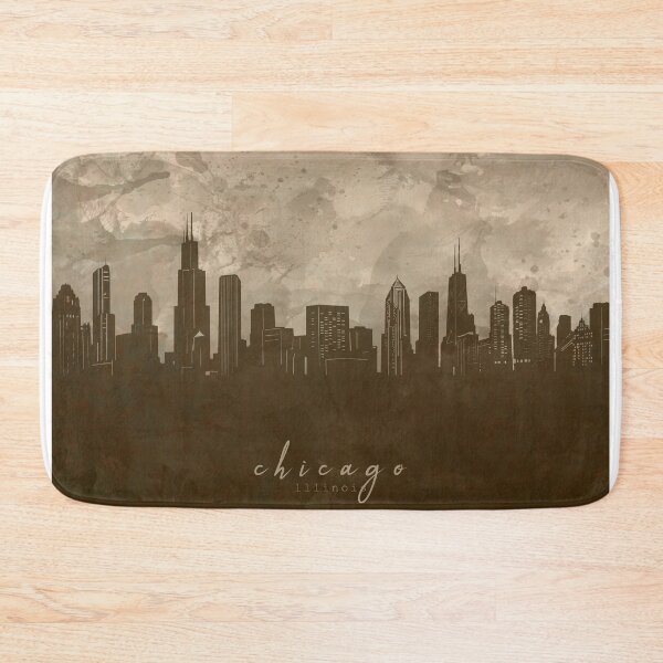 Item preview, chicago skyline designed and sold by BekimART2.
