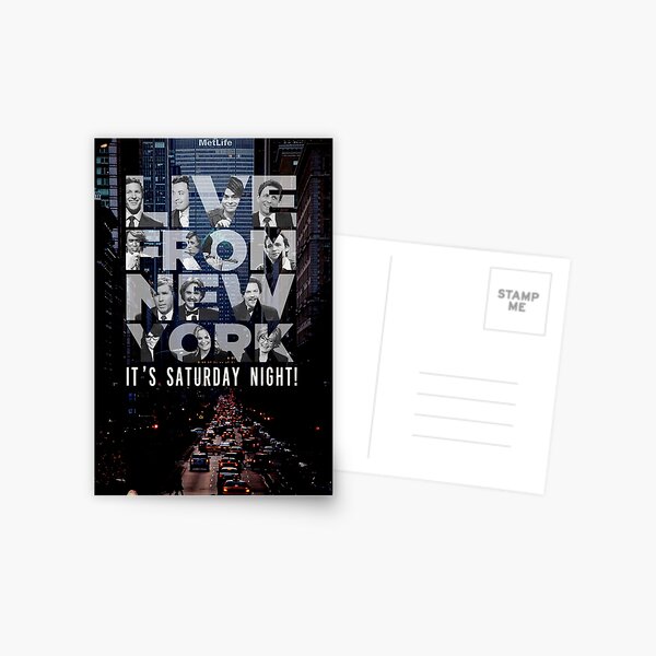 Live From New York, Saturday Night Live Postcard