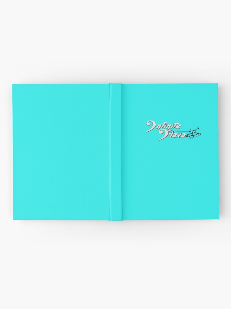 Thumbnail 2 of 3, Hardcover Journal, Infinite Flava logo- White designed and sold by Infiniteflava.