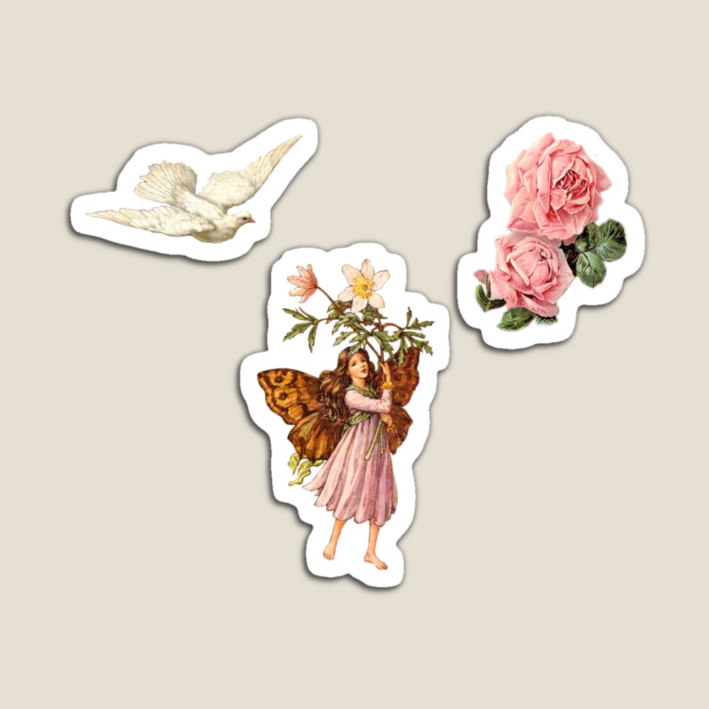 12pcs Dried Flower Aesthetic Stickers for Journals Sticker for Sale by  rarebyanjalika