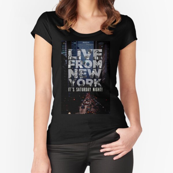 Live From New York, Saturday Night Live Fitted Scoop T-Shirt