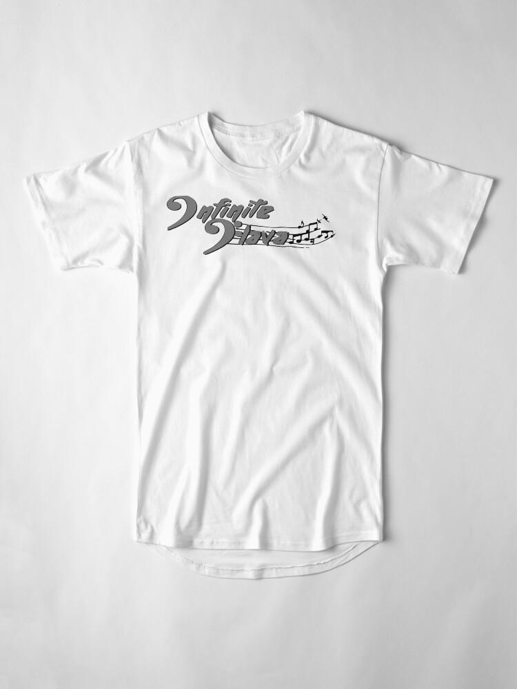 Alternate view of Infinite Flava Black Logo Long T-Shirt