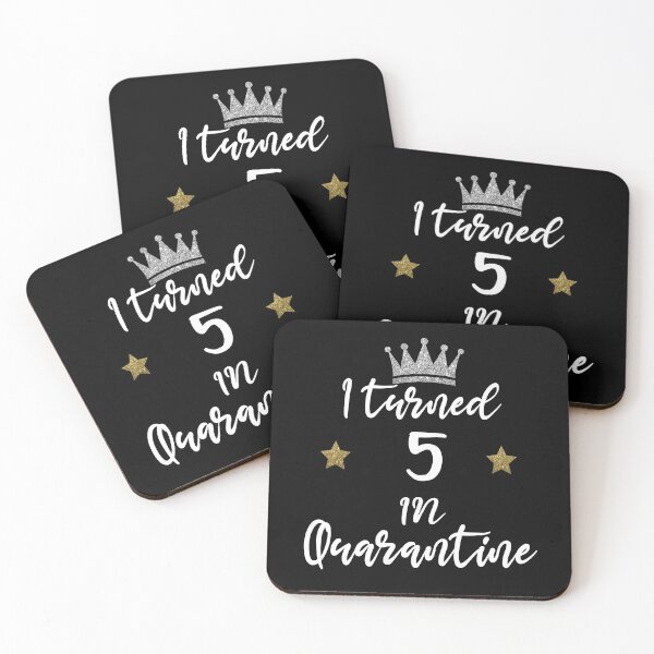 Item preview, quarantine birthday | birthday quarantine kids | I Turned 5 in Quarantine designed and sold by meedTee.