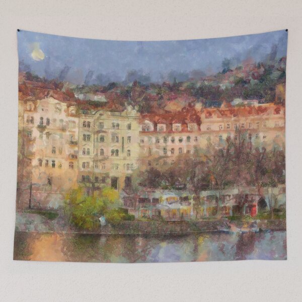 Item preview, Moon Over Prague designed and sold by Lorri Crossno Nevil.