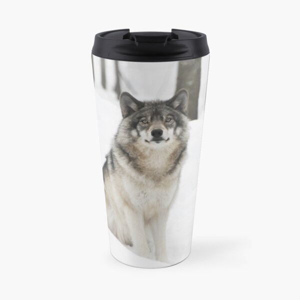 I Am Wolf - Timber Wolf Travel Mug