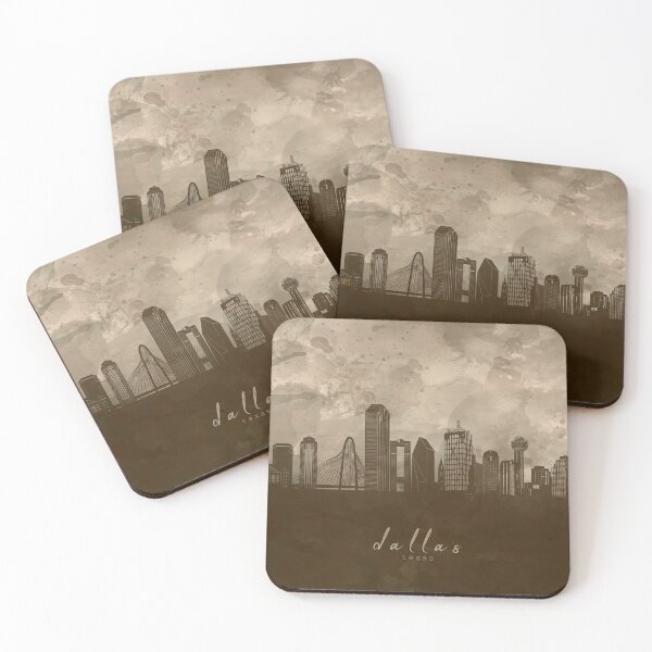 Item preview, dallas skyline designed and sold by BekimART2.