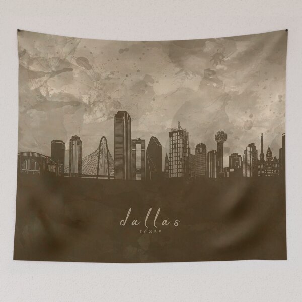 Item preview, dallas skyline designed and sold by BekimART2.