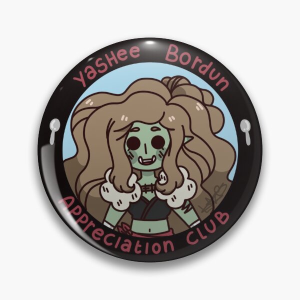 Item preview, Yashee Bordun Appreciation Club Button designed and sold by Laurocoronatus.