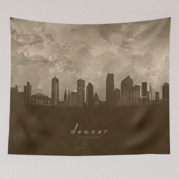 Item preview, denver skyline designed and sold by BekimART2.