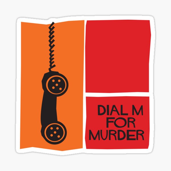 Dial M for Murder Sticker