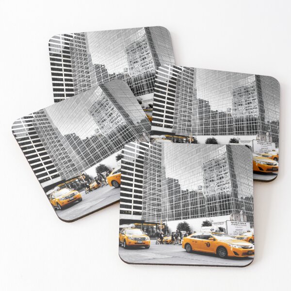 Item preview, Taxis in motion.....New York City designed and sold by Poete100.