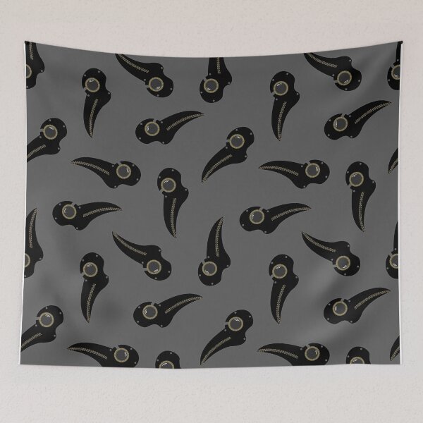 Item preview, plague doctor face mask designed and sold by B0red.