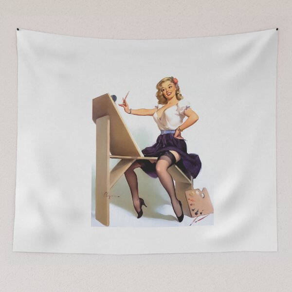 Item preview, Artist Pin-Up designed and sold by Artaxias_Designs.