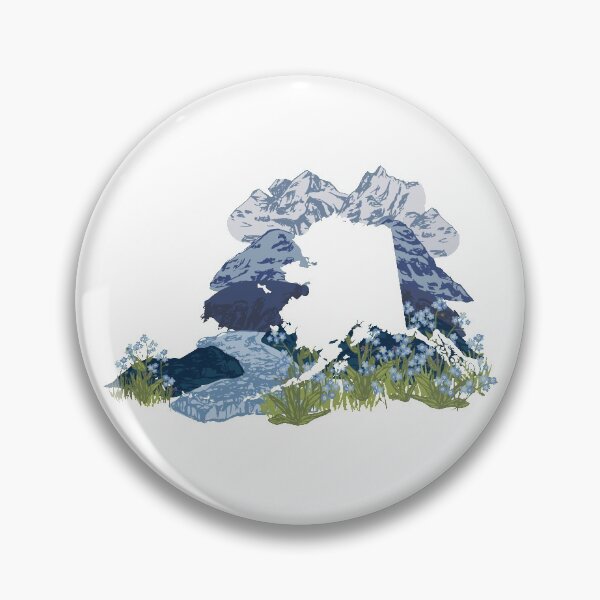 Item preview, Alaska State Map Silhouette - Glacier designed and sold by rachelhirst.