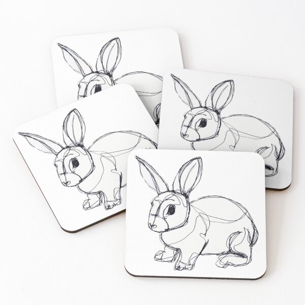 Item preview, One line Bunny designed and sold by Nicolashache.