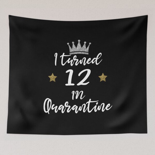 Item preview, cumpleaños de cuarentena | cuarentena de cumpleaños Cumplí 12 años en Cuarentena designed and sold by meedTee.