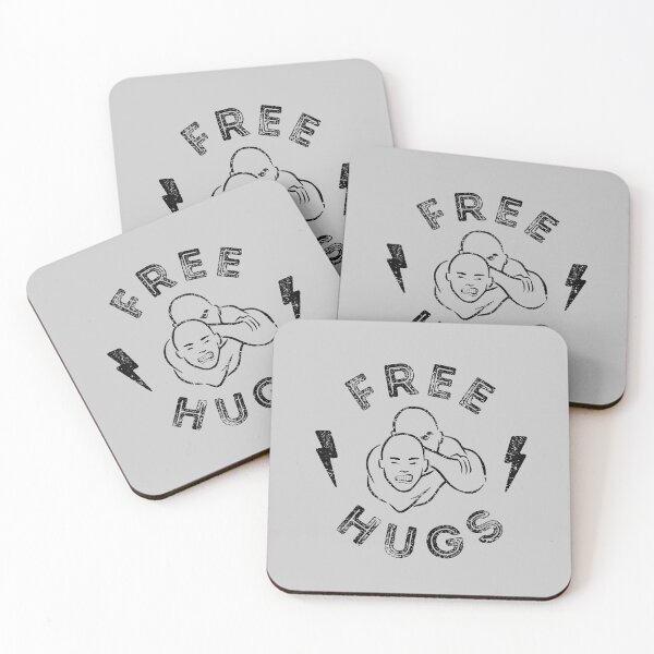 Item preview, Free Hugs - BJJ fighter choke graphics designed and sold by PandaPope.
