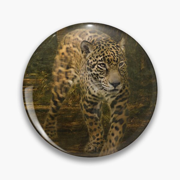 Aperçu de l'œuvre Jaguar rôdant sur l'ancien chemin créée et vendue par KbytesOfJax Outdoor and Nature.